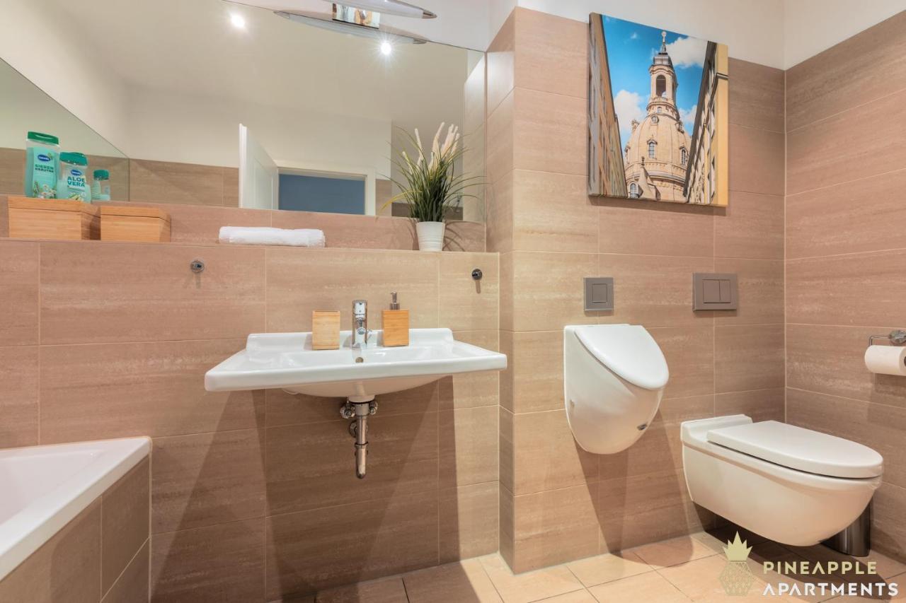 Pineapple Apartments Palais Am Neumarkt - 90 Qm - 1X Free Parking Dresden Ngoại thất bức ảnh